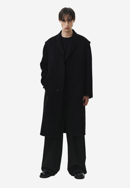 Костюм-двойка ручной работы с пальто Black ZG5CT519BK