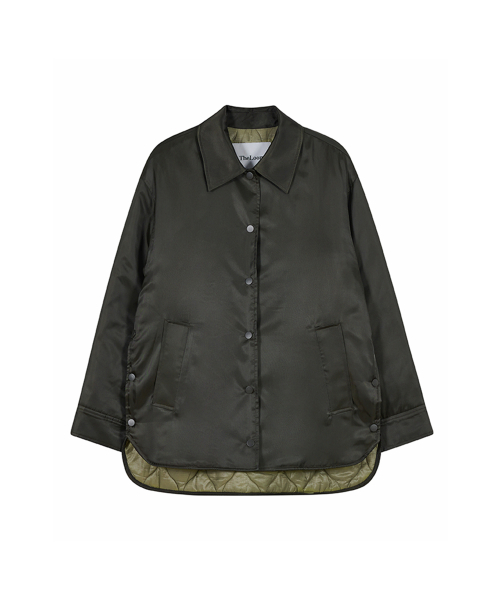 PADDED SHIRT COAT_KHAKI