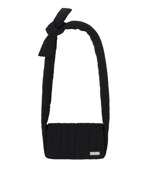 ★OY★PADDING TIE CROSS BAG-BLACK★正規品/韓国直送料込/人気 오와이(OY) PADDING TIE CROSS BAG-BLACK - 사이즈 & 후기 | 무신사