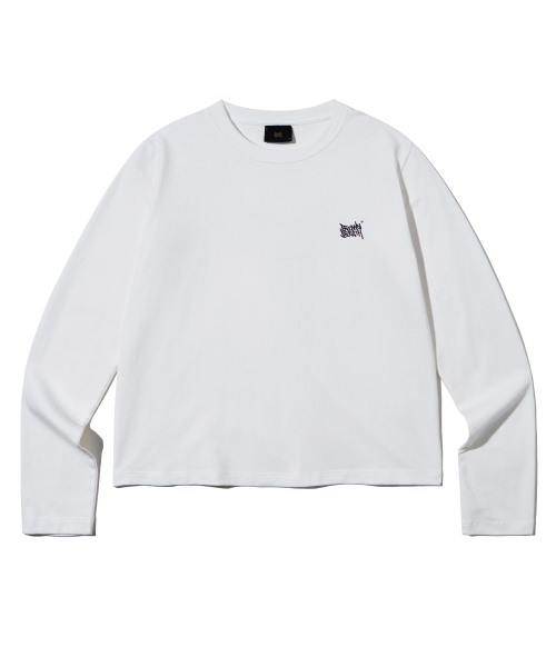 W TAG SPAN LONGSLEEVE - OFF WHITE