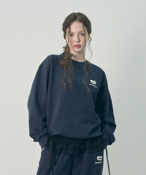 [UNISEX] Свитшот с классическим лого со строчкой Navy