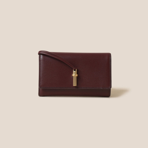 쿠론(COURONNE) Fermoir Middle Wallet (Wine)_RCWEX24641WIX