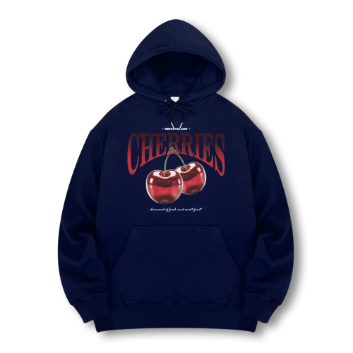 Худи Chromium cherry (с начесом на выбор) [navy]