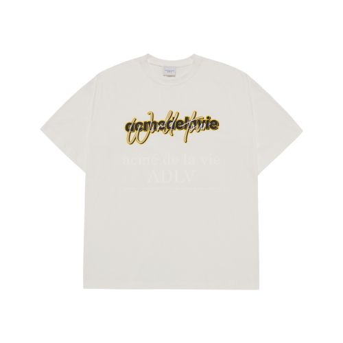Tシャツ・カットソー ACME DE LA VIE LAYER WORLDTOUR LOGO SHORT SLEEVE T-SHIRT 24FW LAYER WORLDTOUR LOGO SHORT SLEEVE T-SHIRT BLACK - ACMÉ