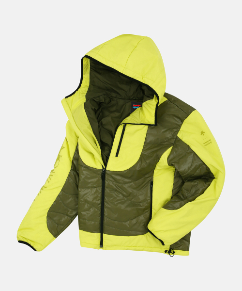 [DESCENTE X KNOW WAVE] Легкий пуховик Primaloft Lime (SO323WPD97)