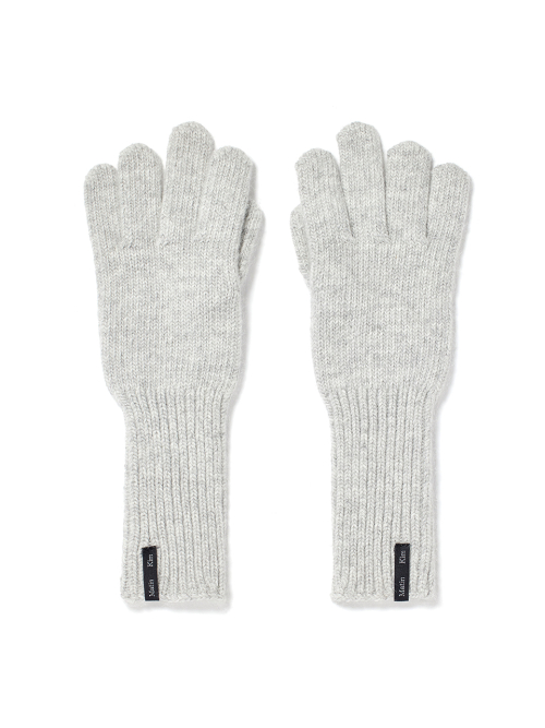 마뗑킴(MATIN KIM) FINGER HOLE LONG GLOVES IN LIGHT GREY