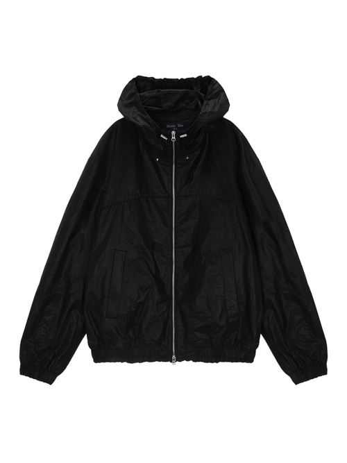 마뗑킴(MATIN KIM) MATIN HIGH NECK COATING HOODY JUMPER FOR