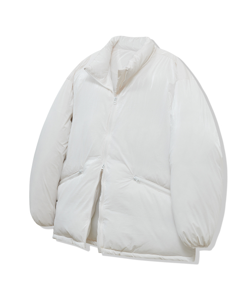 Куртка 85-VIVA046 Utility Glossy Half High Neck White