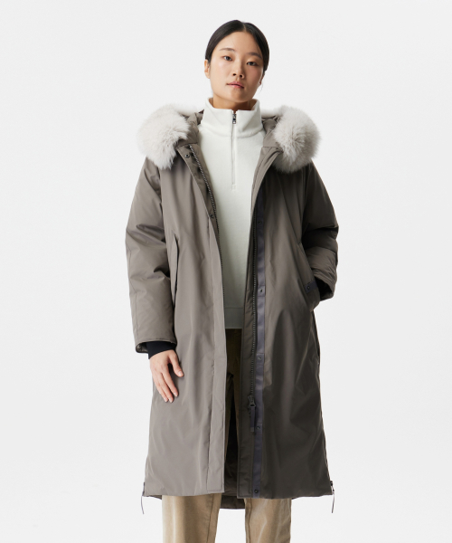 Женский пуховик Ice Zero (Taupe Gray)