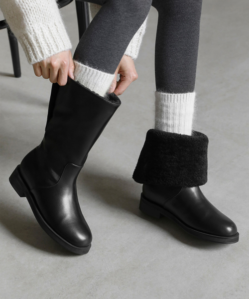Bendor Fur Lined Middle Boots (3.5cm)