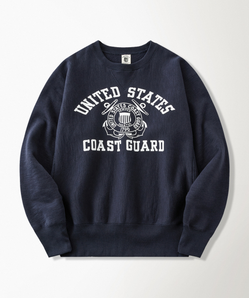 21 oz USCG Reverse Weave Sweatshirt Navy