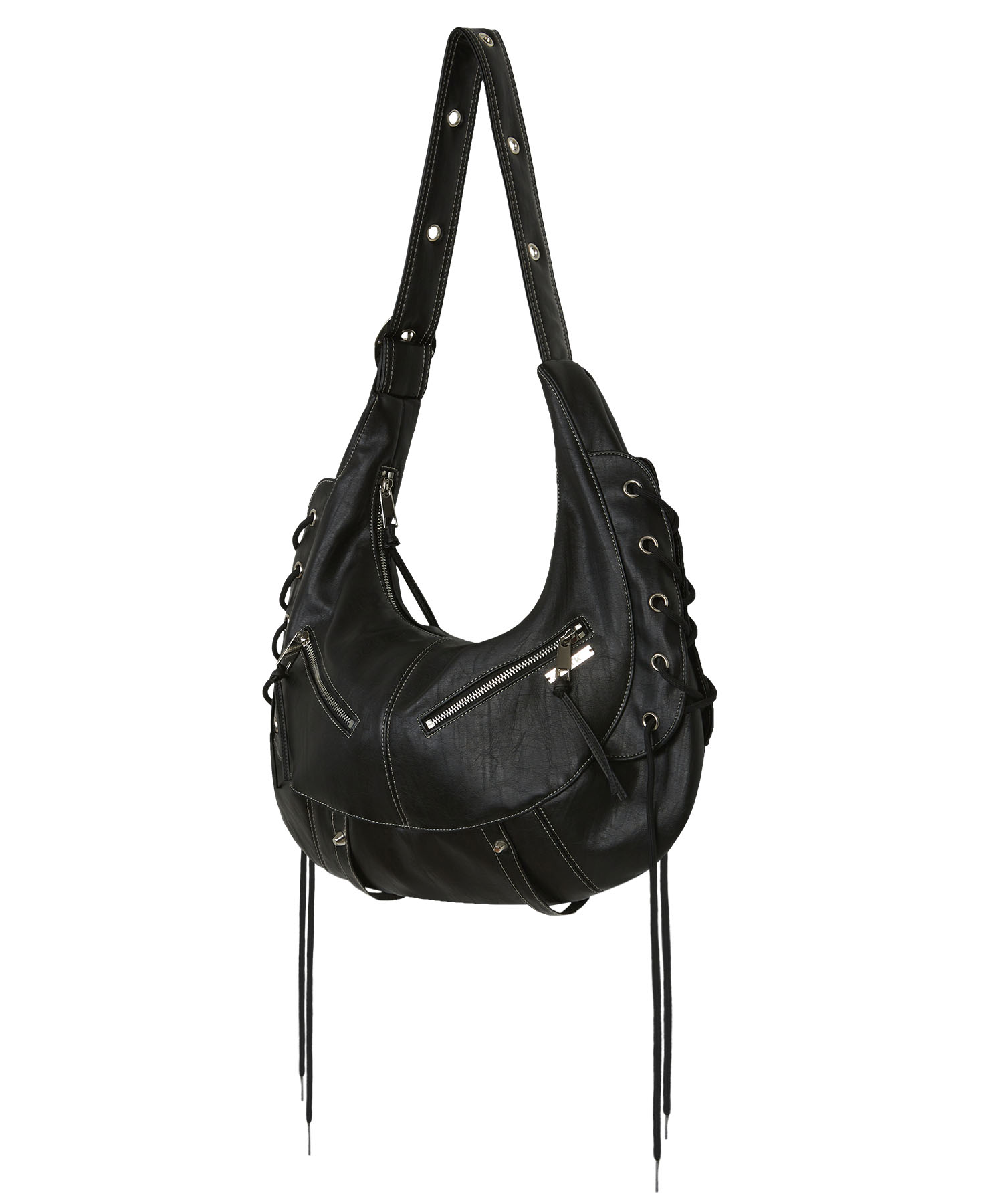 Halfmoon Moto Cross Bag (LEATHER)