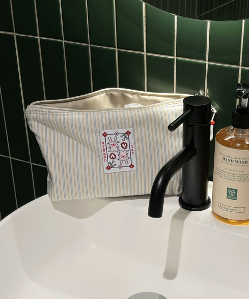 Padded Travel Pouch (Beige)