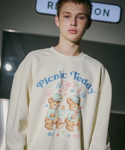 Свитшот DTP Picnic Teddy Cream