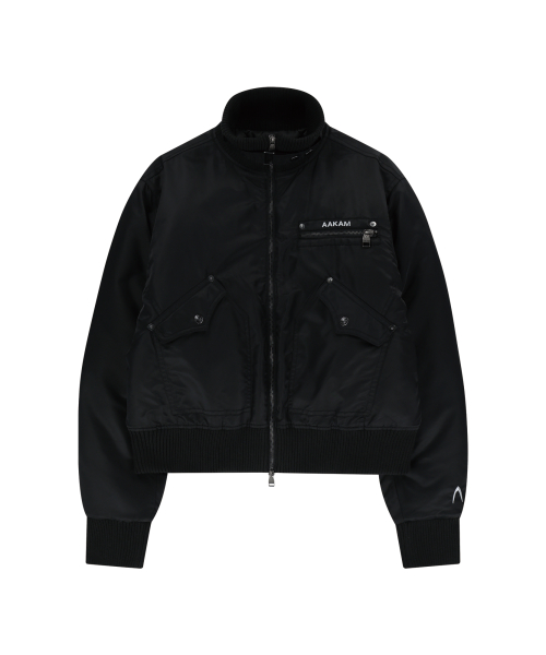 아캄(AAKAM) High-Neck Bomber Jacket (Black) - 사이즈 & 후기 | 무신사