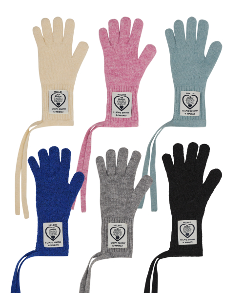 와이케이() [지쑹쑹 PICK] 헤어리 리본 장갑 6 COLOR 상품 이미지