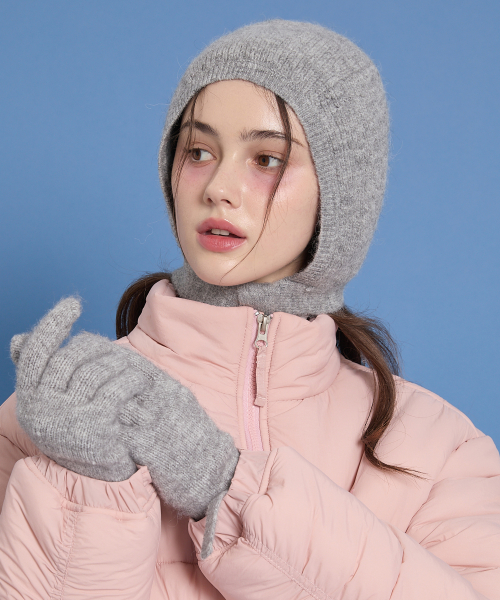 와이케이() 헤어리 리본 바라클라바 그레이 상품 이미지