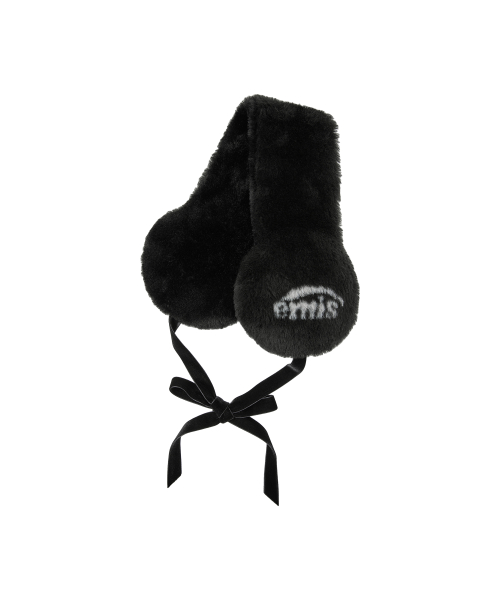 이미스(EMIS) LOGO JACQUARD EAR WARMER-BLACK - 사이즈 & 후기