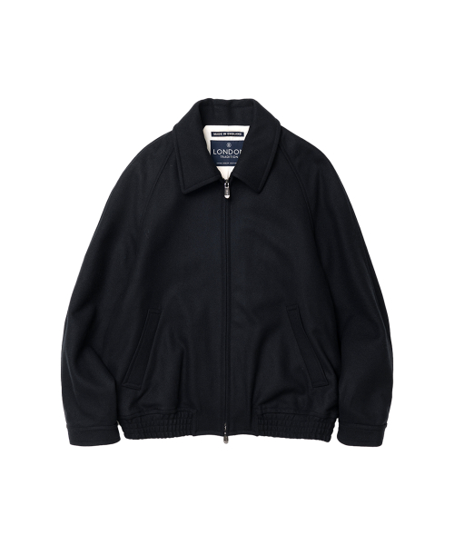 Collar Wool Blouson Ver 2 - No.3 Navy