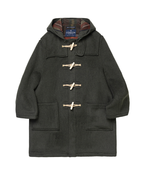 Martin Mens Duffle Coat - Seaweed A46