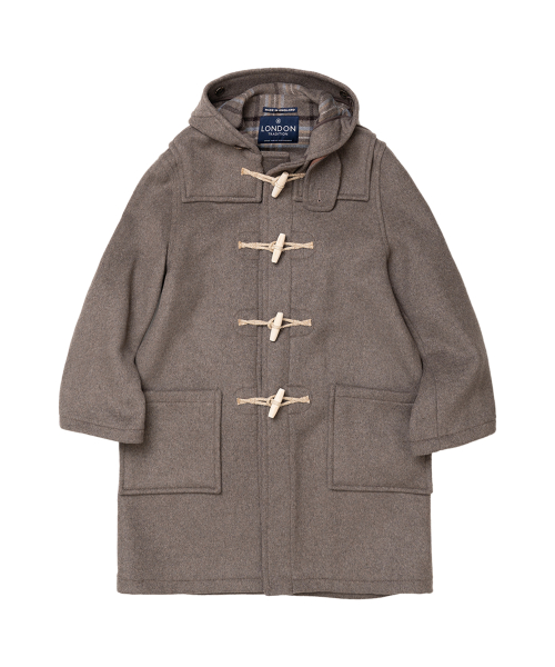 Martin Mens Duffle Coat - Mushroom A08