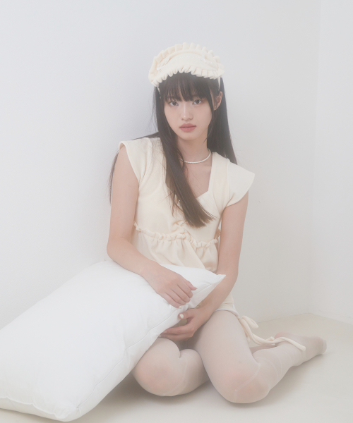 VELVET PAJAMA SET (IVORY)