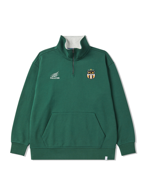 Свитшот Player half-zip Green