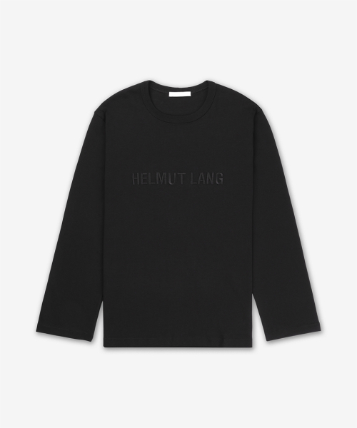 Лонгслив с вышитым логотипом Black O06HM511001