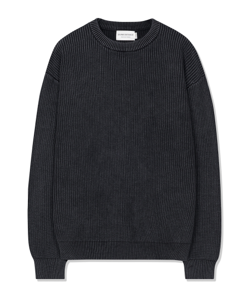 Garment Dye хаджи-трикотаж Charcoal