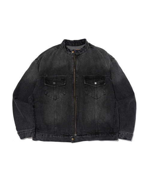 Джинсовая косуха Utility Vintage (Black Denim)