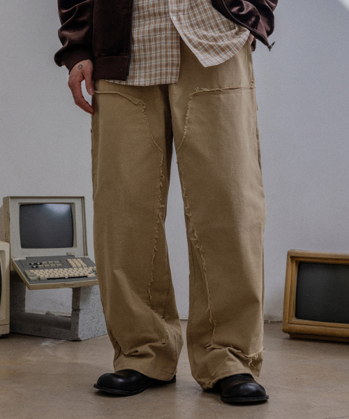 BC VTG Double Knee Carpenter Pants бежевый