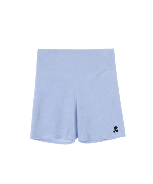 RR TERRY BIKE SHORTS - SKY BLUE