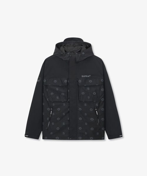 Куртка сафари с монограммой (BLACK)