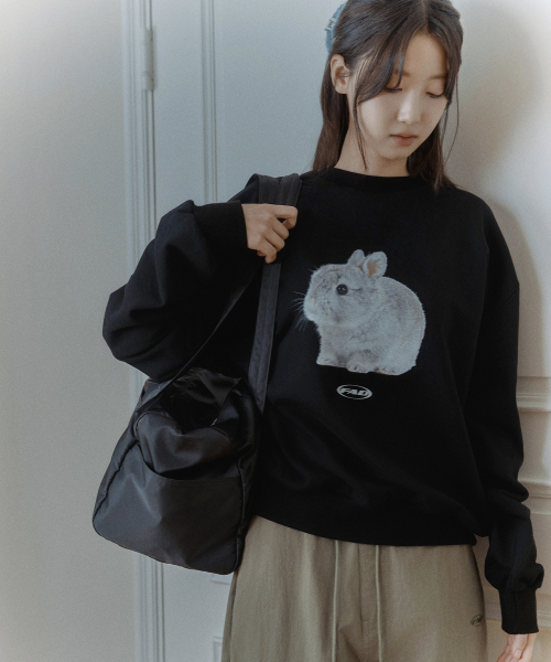 Свитшот Sweety Graphic Rabbit (Black)