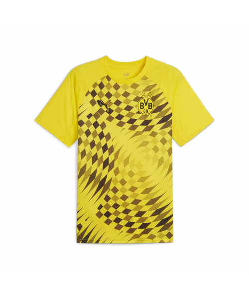 ★★PUMA★★ BVB Prematch SS Jersey 77420001 Borussia Dortmund 24/25 Men's Pre-Match Jersey | PUMA