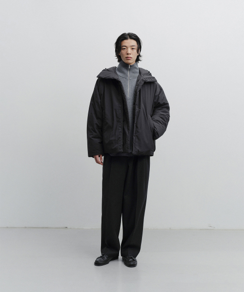 Snowman С капюшоном Пуховая Куртка (Black)