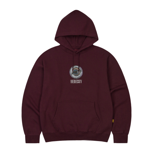 EYES HOODIE BURGUNDY