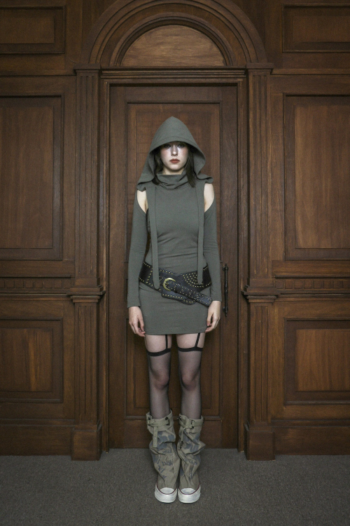 Akina dress - khaki