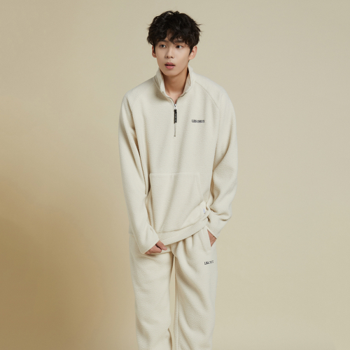 DUNCAN PILE HALF-ZIP SWEATSHIRT_M228CTS721M