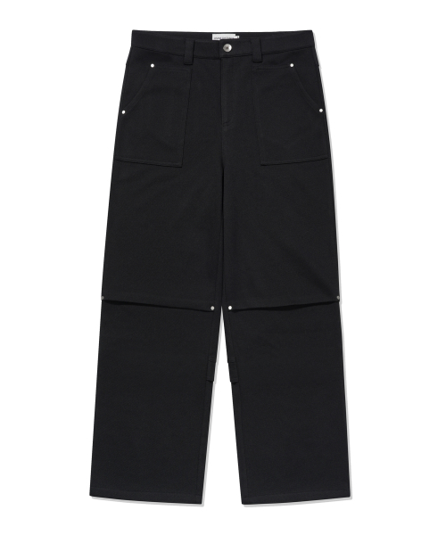 Слаксы с подворотами [BLACK]