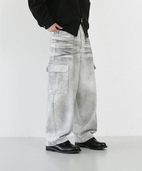 Beaded Layered Denim Pants Nonfade Gray' 최저가 검색, 최저가