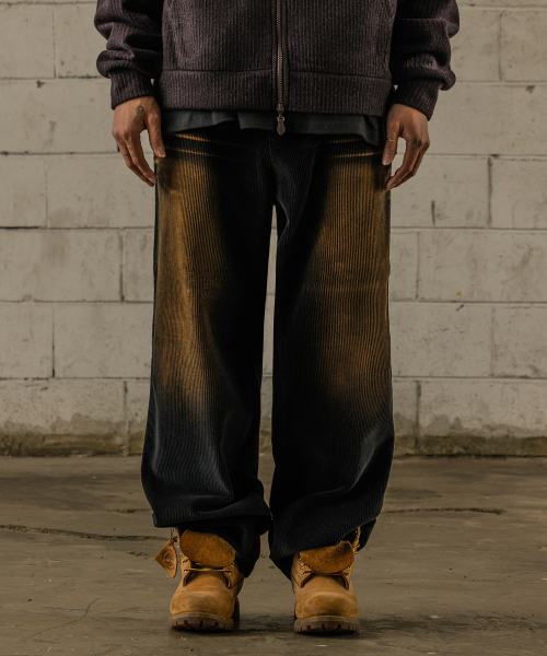 BC Washing Corduroy Pants Чёрный