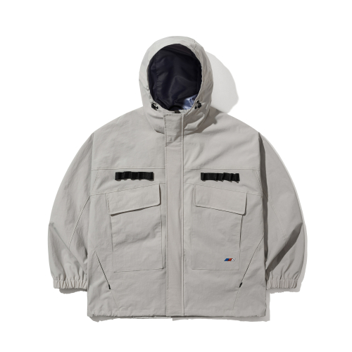 Куртка с капюшоном Refined Bright Gray