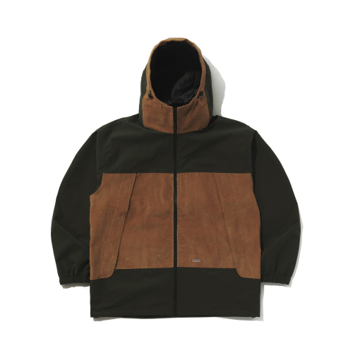 Ветровка-худи MMM HF Deep Khaki Corduroy Brown