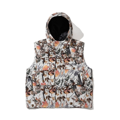 Жилет с капюшоном и большими карманами Realtree White