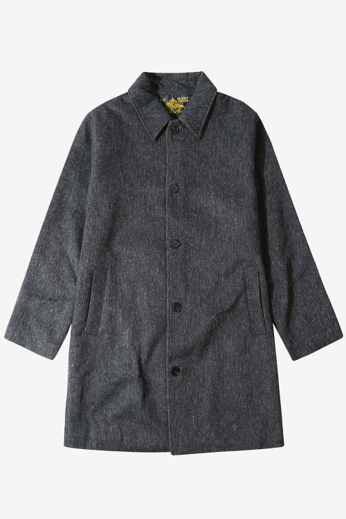 MONFEY - LONG MEN COAT_Чёрная