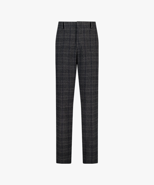 Серые брюки слим-фит с потайным поясом LKF27404, Dark Gray