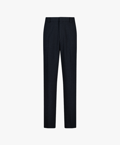 Брюки слим с мягким поясом LKF27401 Navy