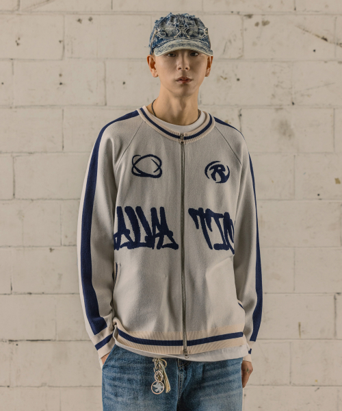 BC Salvation Knit Zip-Up Ivory