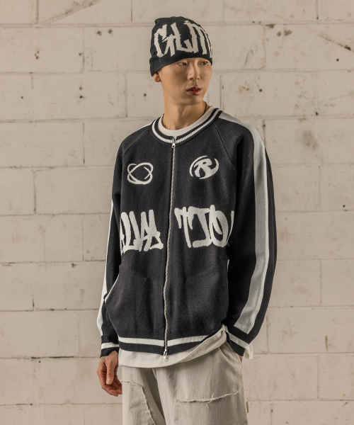 BC Salvation Knit Zip-Up Чёрный